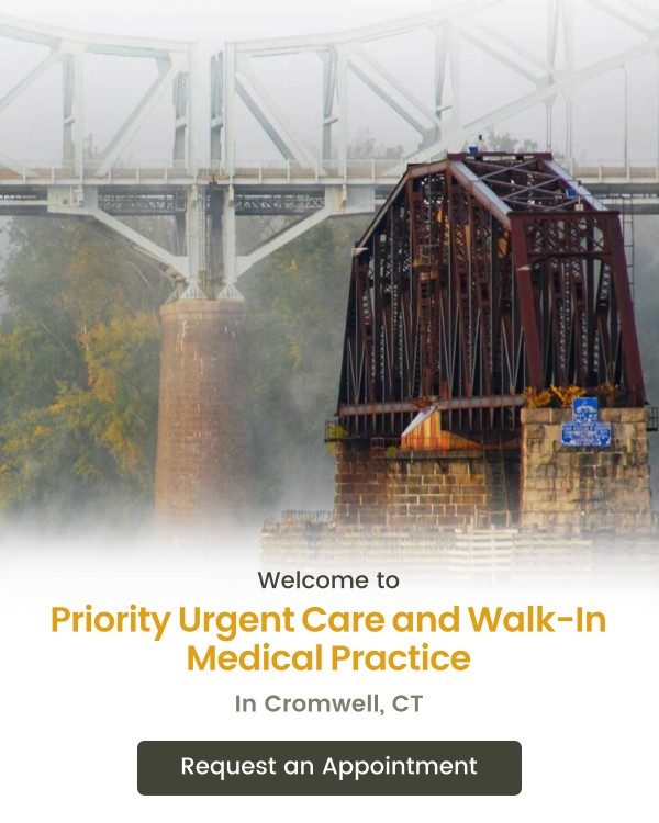 Welcome to Priority Urgent Care & Walk-In Clinic in Cromwell, CT